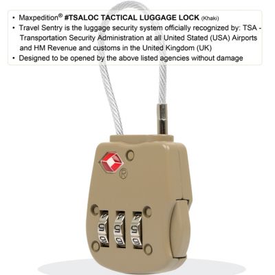 Tactical Luggage Lock