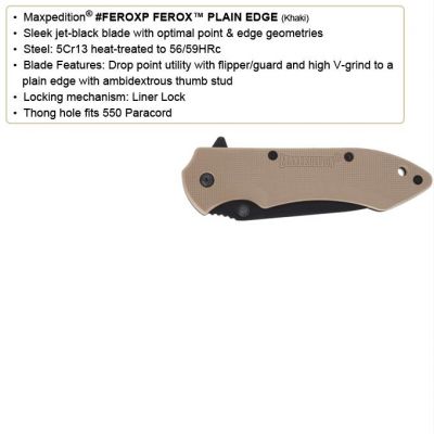 FEROX Folding Knife Plain Edge